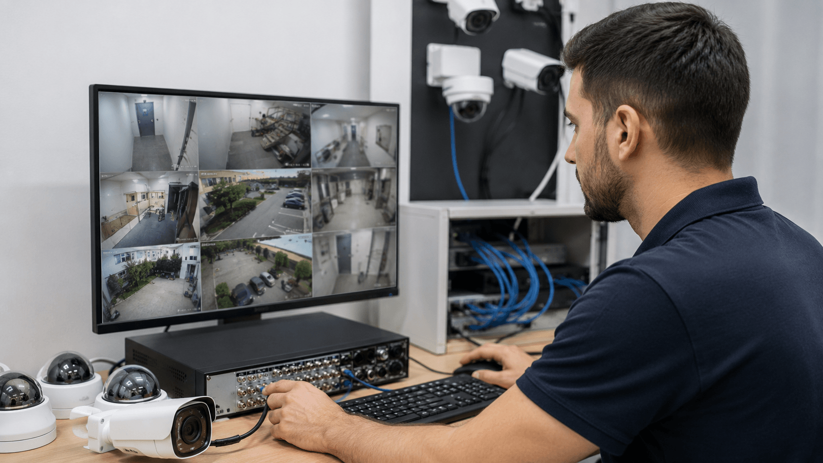 Curso de instalación de cámaras de seguridad Electronic Security MG Academy